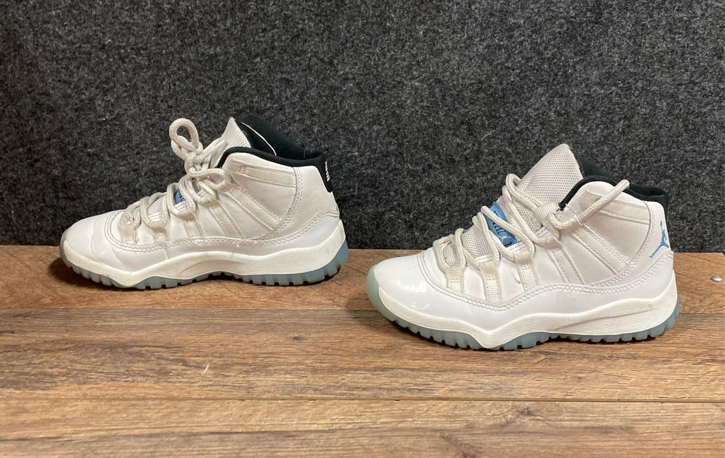 Nike Air Jordan 11 Retro Legend Blue White Kids Sneakers Size 12C