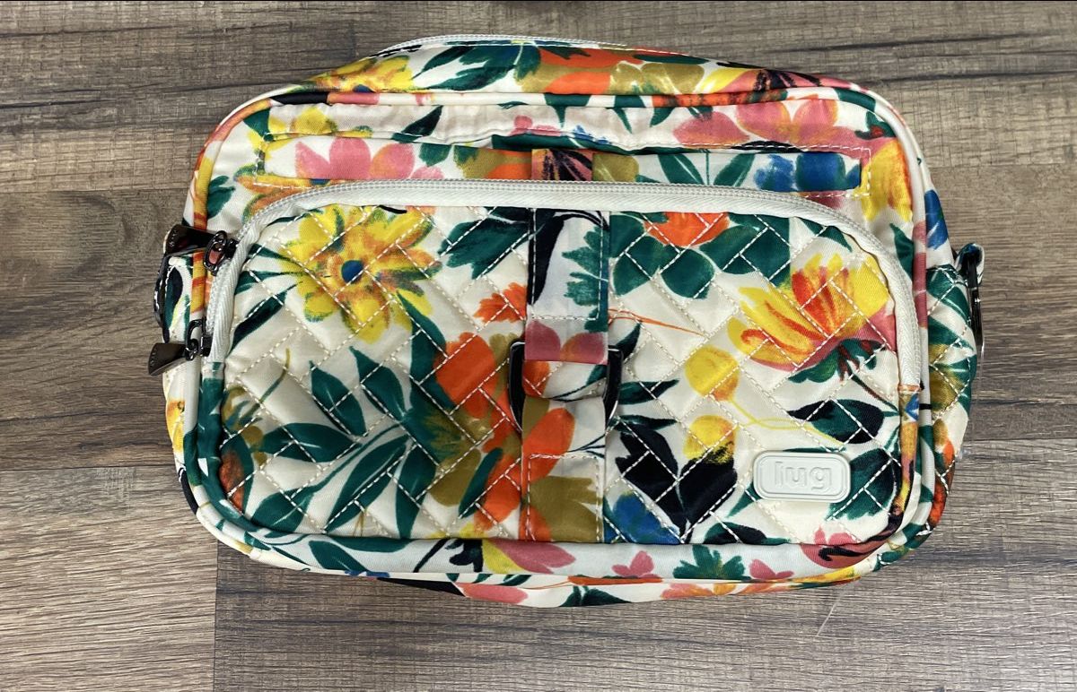 Lug Multicolor Floral Quilted Carousel Crossbody Shoulder Bag