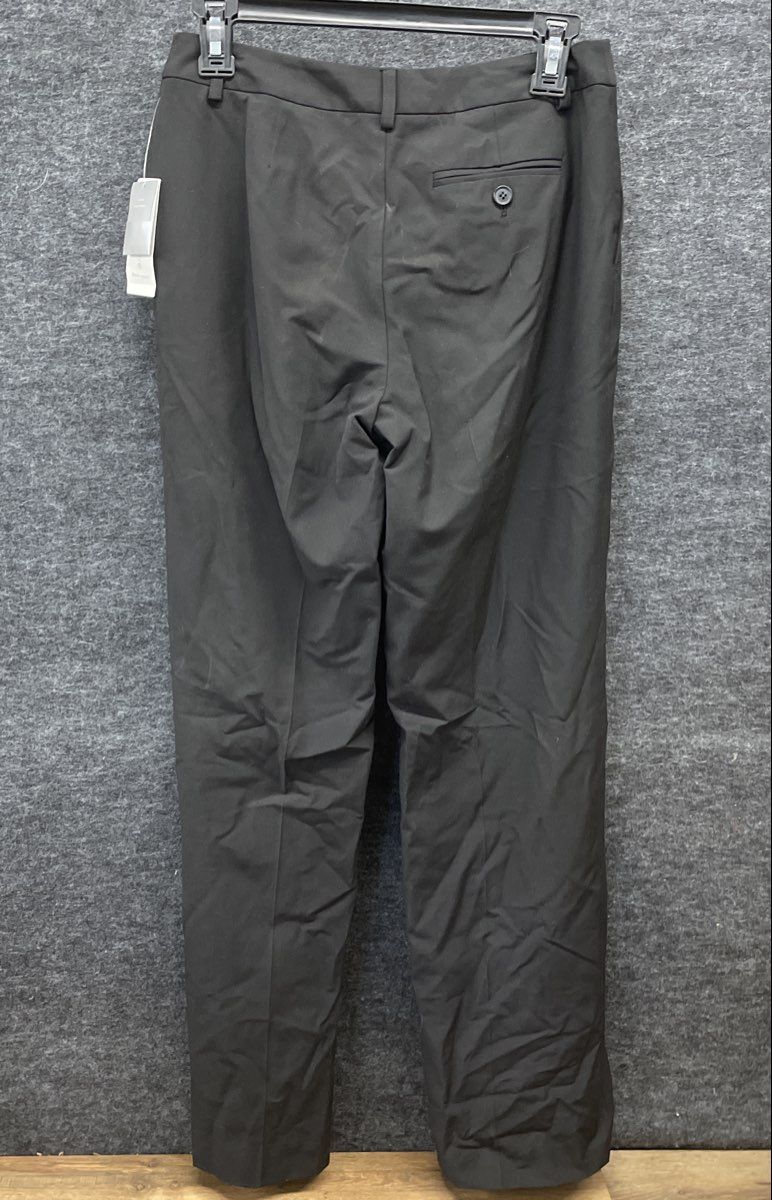 Charter Club Women's Black Katherine Fit Full Length Dress Pants NWT Sz 4P