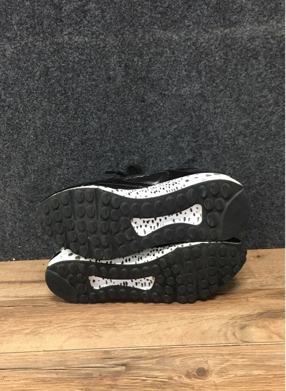 Steve Madden Barra-G Black Multi Glitter Dalmatian Fashion Sneakers Size 8