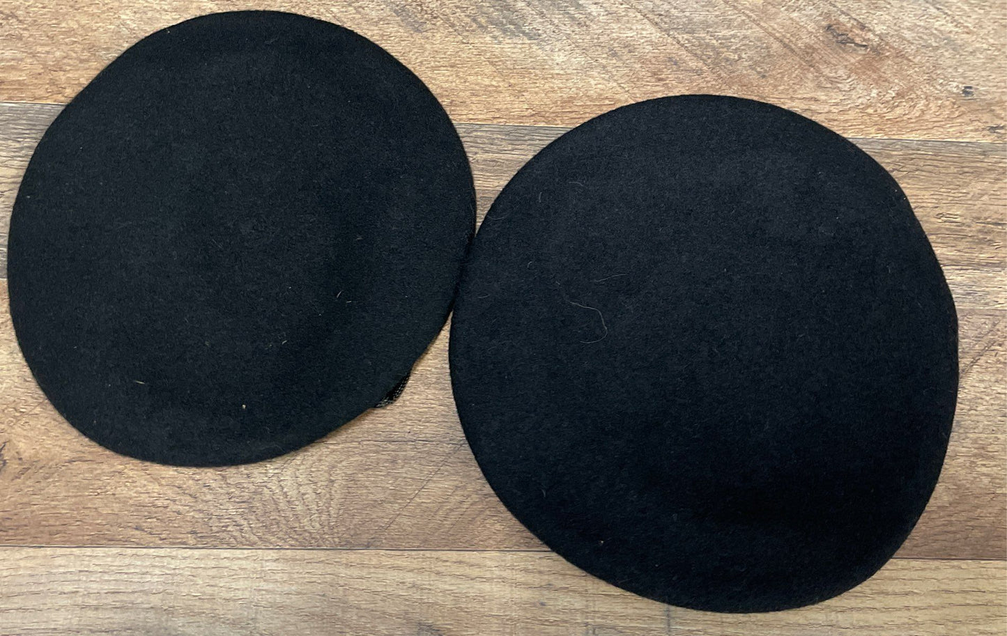 US Army Lot of 2 Black Wool Military Berets DSCP Kingform USA Sz 6 7/8 & 7 1/2