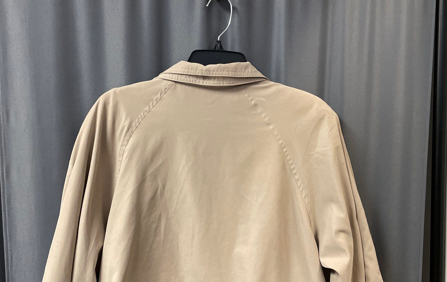Vintage 90s Braetan Women's Beige Storm Flap Drawstring Waist Jacket Sz S