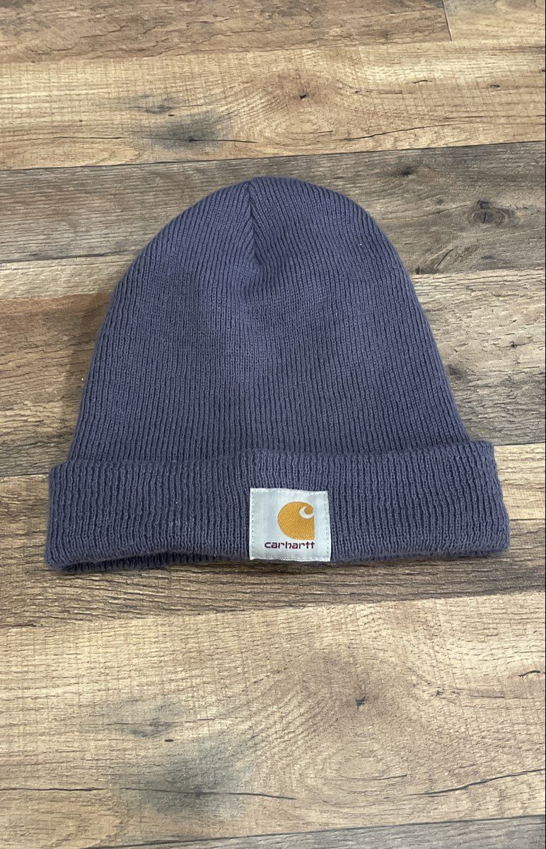 Carhartt A18 Unisex Blue Rib Knit Acrylic Watch Hat Beanie One Size