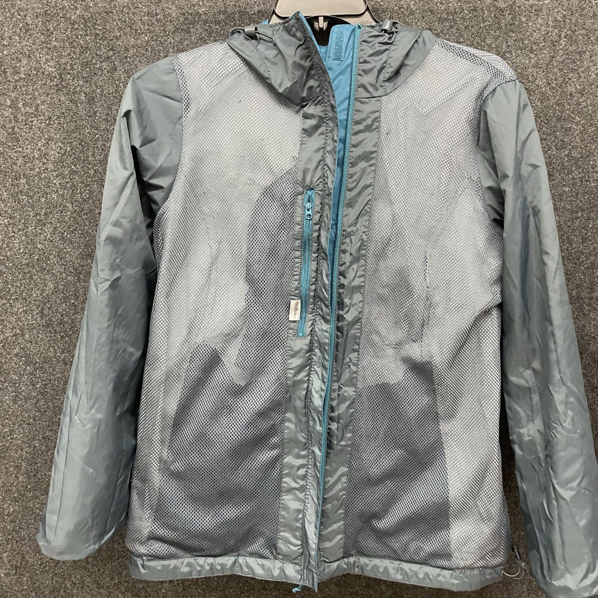 Columbia Women's Teal Arcadia II Omni-Tech Waterproof Hooded Rain Jacket L