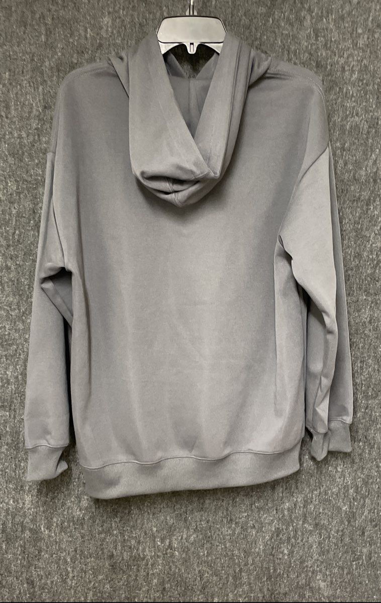 Men's Gray Hoodie Embroidered I Need A Diet Coke Graphic Pullover Size Medium