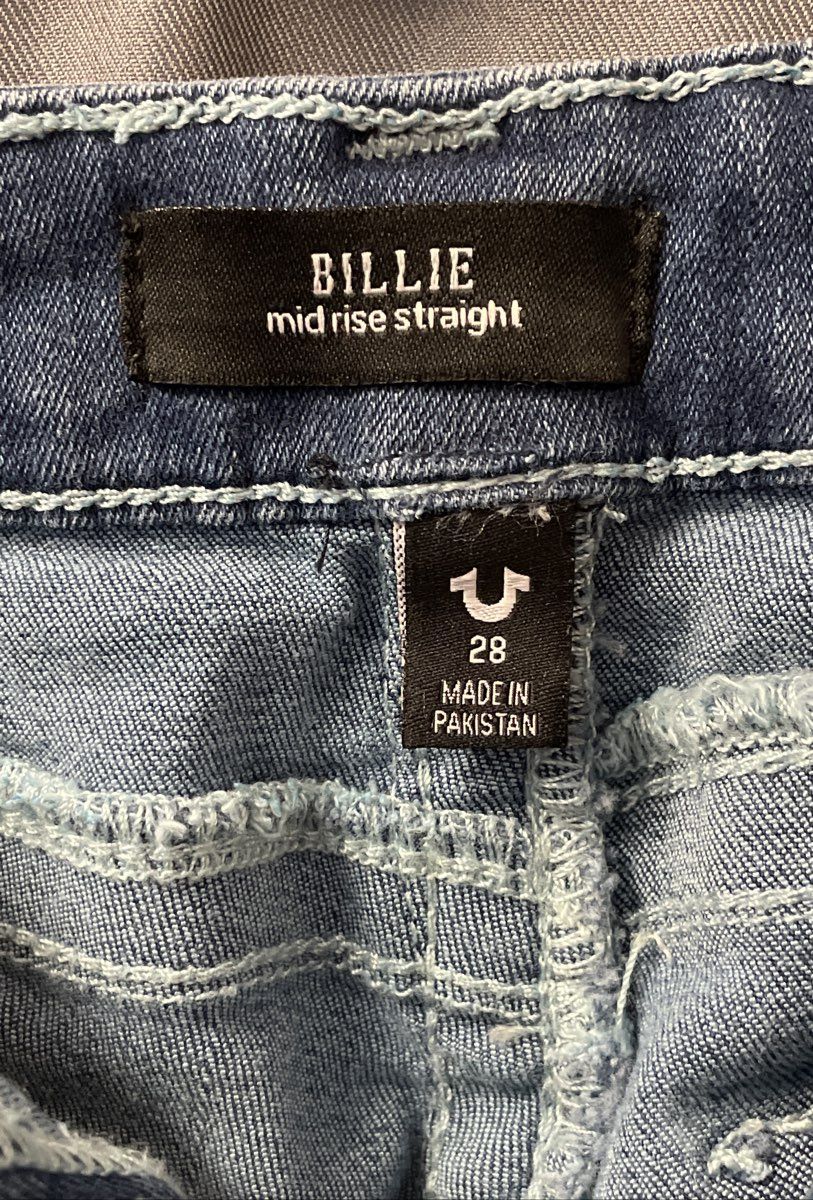 Women's Blue Denim True Religion Jeans - Size 28