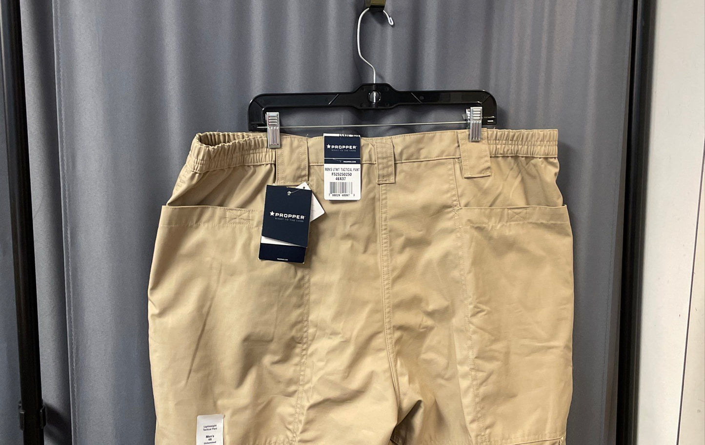 Propper Men's Khaki Lightweight Tactical Pants Size 46x37 NWT Unhemmed