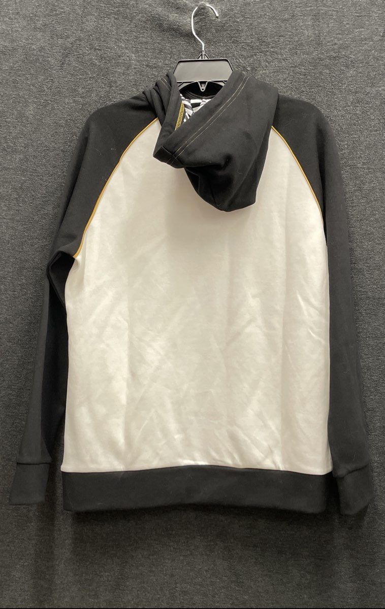 Cirque du Soleil Pullover Hoodie Sweatshirt Black White Gold Sun Graphic