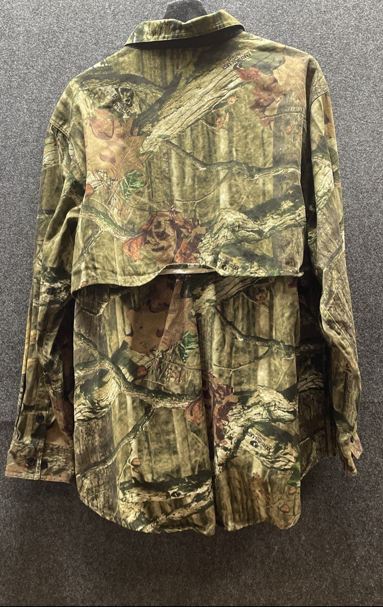 Mossy Oak Pursuits Men's Break-Up Infinity Camo Vented Hunting Shirt Size XL