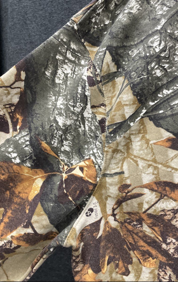 Outfitters Ridge Men's Sweatshirt Fusion 3-D Camo Crewneck Brown Sz 3XL
