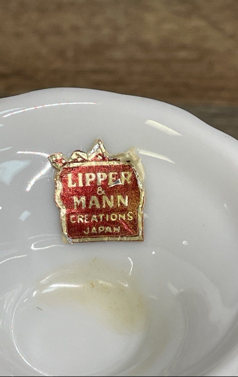 Vintage Royal Halsey Pink Rose Lusterware Pedestal Teacup & Saucer Set Japan