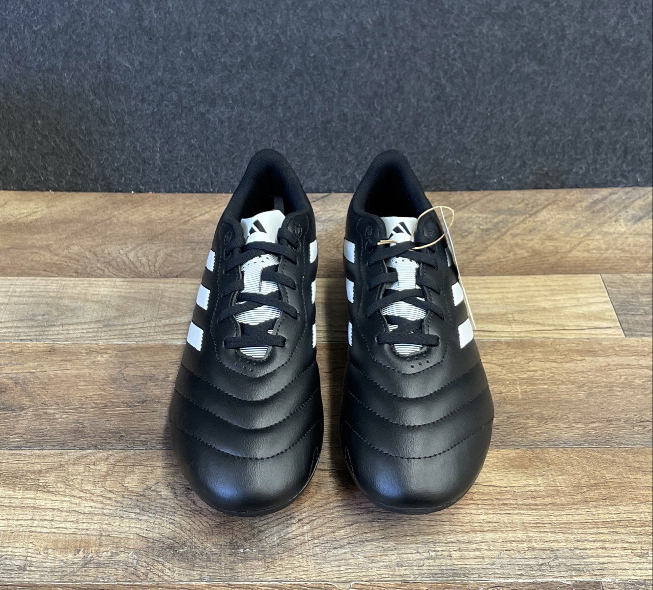 Adidas Goletto VIII FG Black White Red Soccer Cleats Men's Size 8.5 NWT