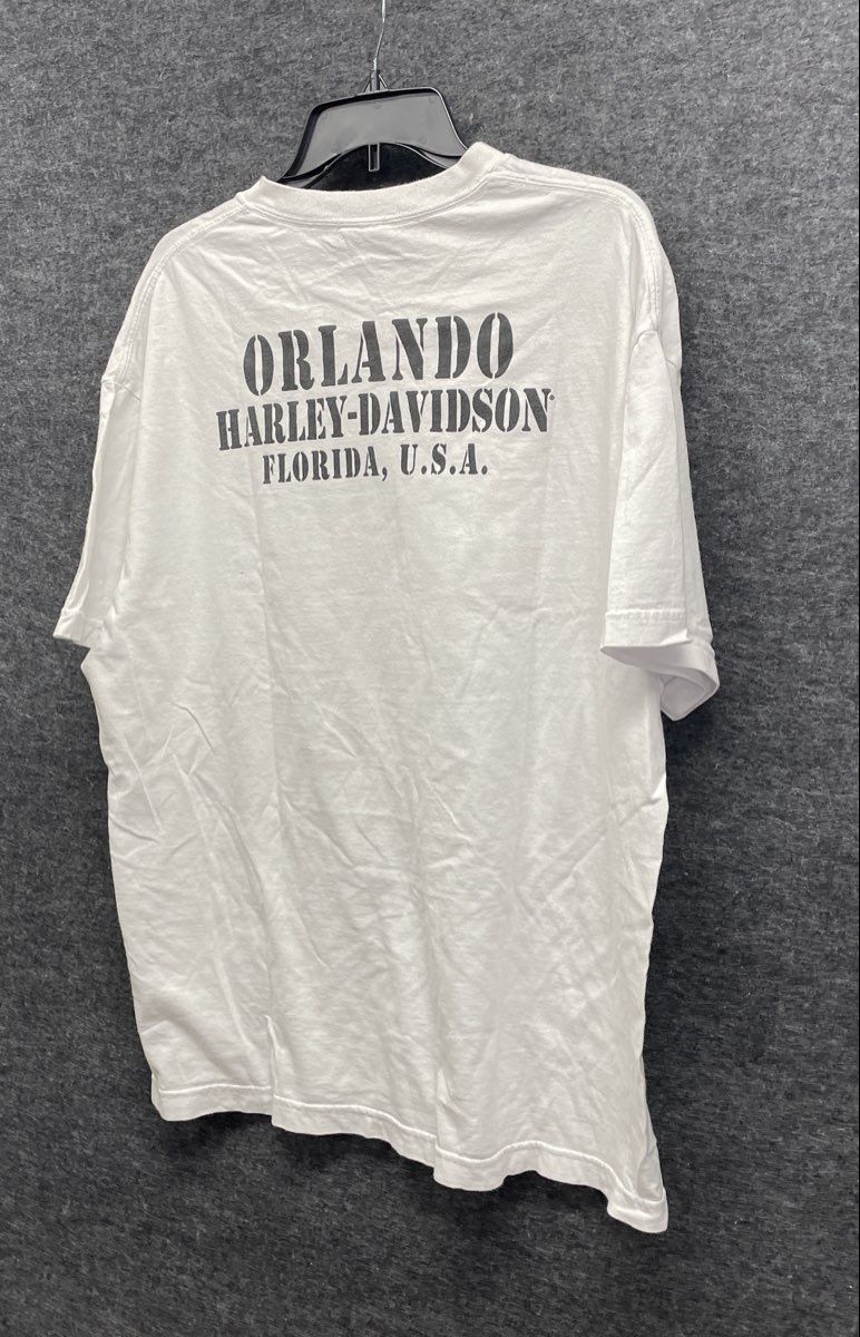 Harley-Davidson Orlando Florida Bar & Shield T-Shirt Reprint Bravado Sz XL