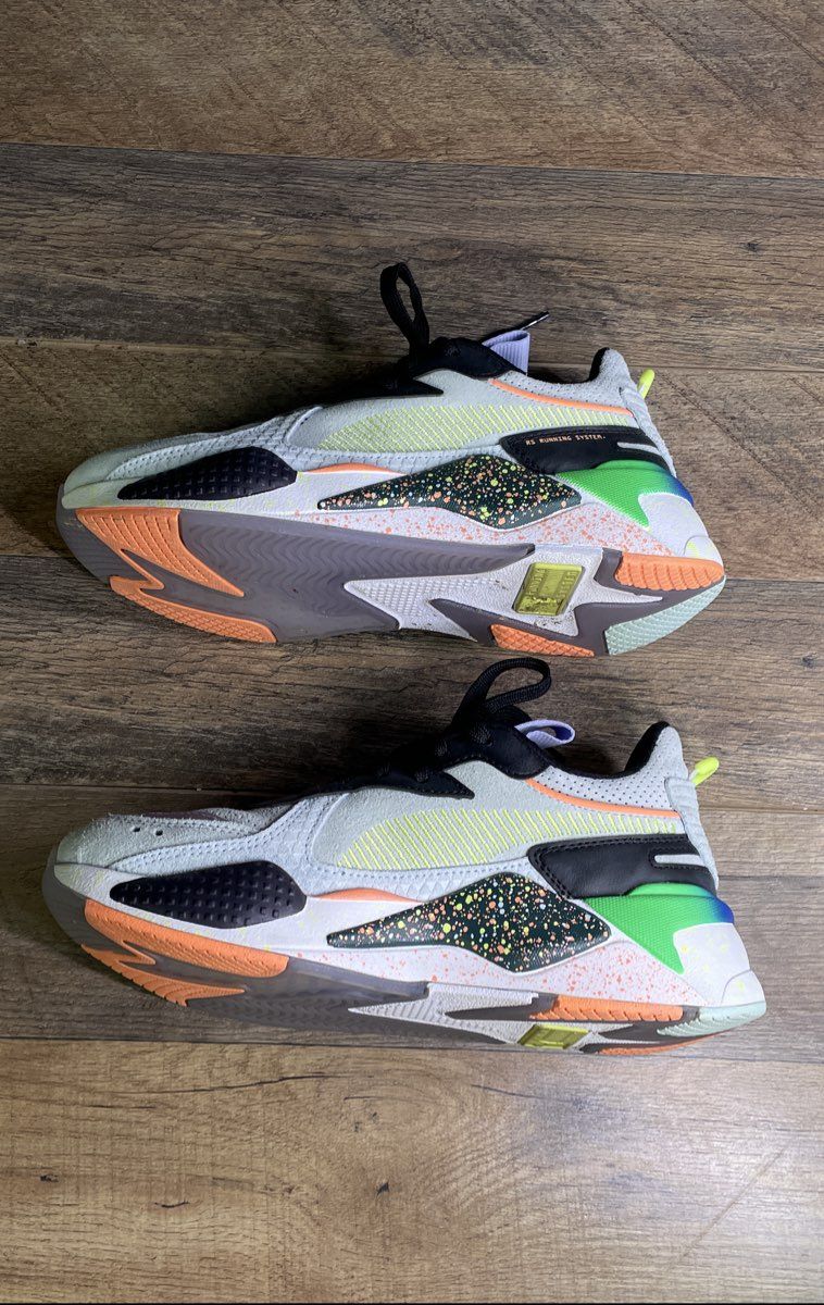 Puma RS-X Fourth Dimension White Multi-Color Sneakers Child's Size 6C