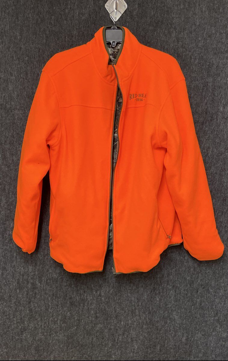 RedHead Men's Reversible Jacket Camo Blaze Fleece TrueTimber Insulated Sz L
