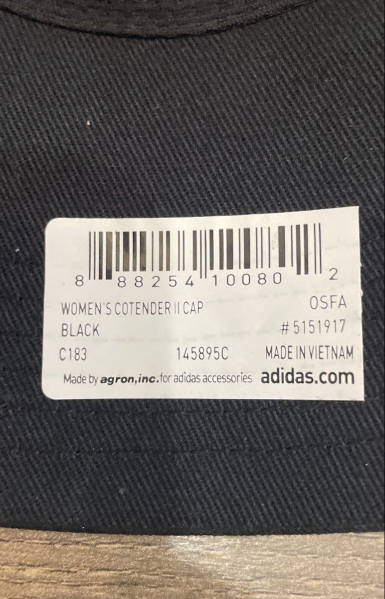 Adidas Women's Contender II Hat Black & Pink Aeroready Cap Lot of 2 Sz OSFA