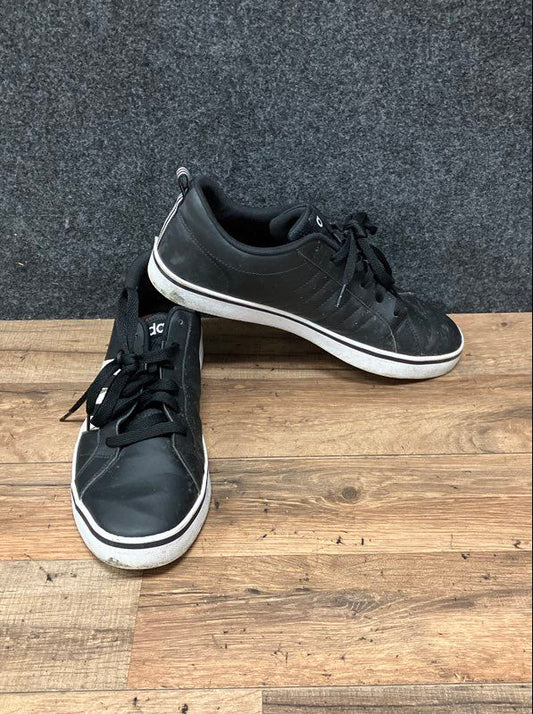 Adidas VS Pace Black White Lifestyle Sneakers Men's Size 9.5