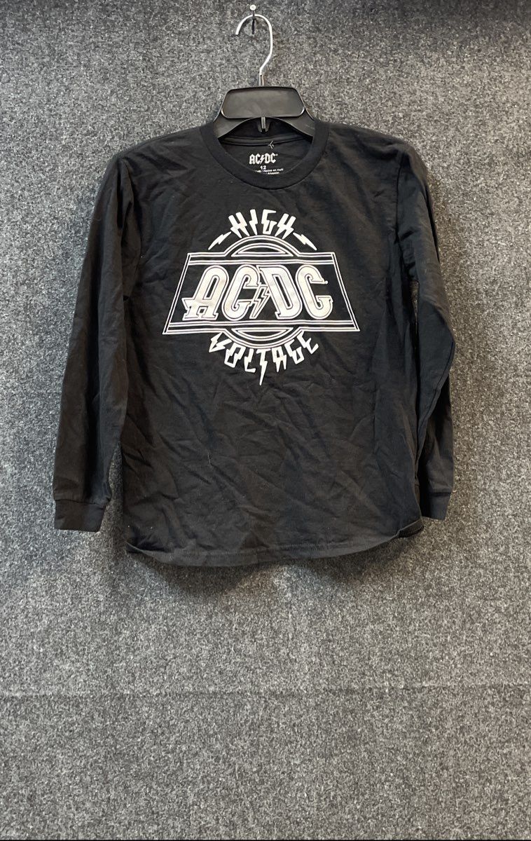 AC/DC High Voltage Long Sleeve T-Shirt Reprint Youth Size M
