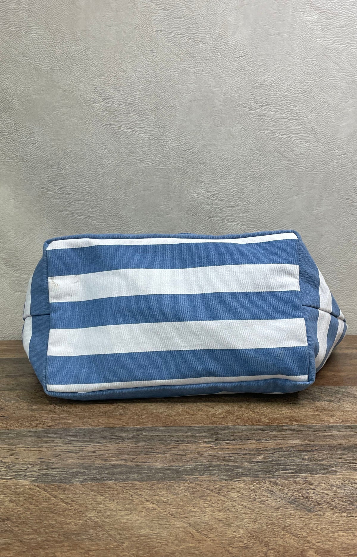 Dolce & Gabbana Blue White Striped Canvas Light Blue Fragrance GWP Tote Bag