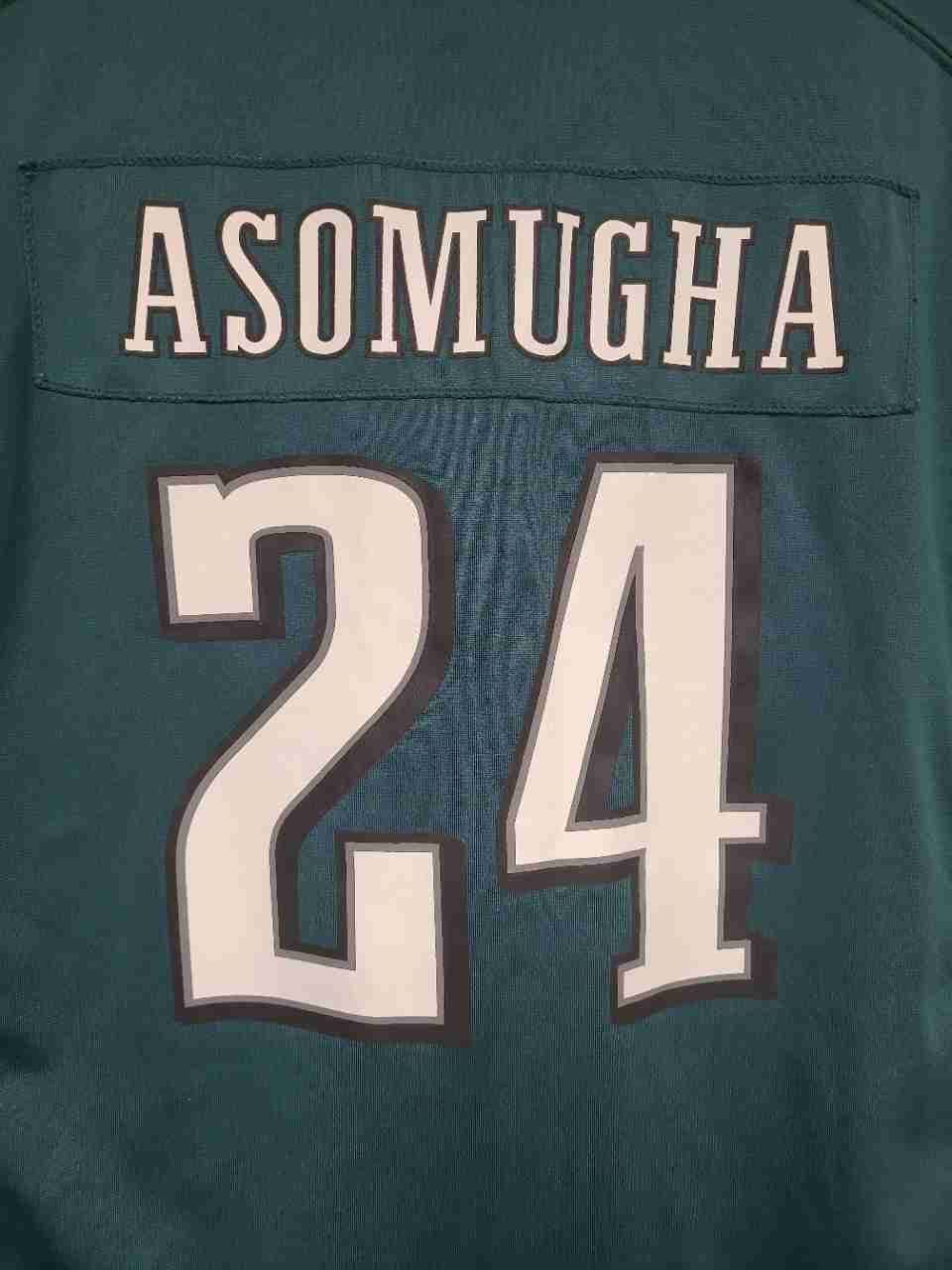Nike Youth XL Philadelphia Eagles Nnamdi Asomugha #24 NFL Jersey Midnight Green