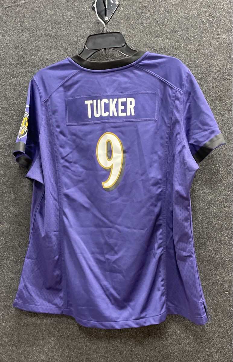 Nike Men's Baltimore Ravens Justin Tucker #9 Purple NFL On Field Jersey Sz XXL