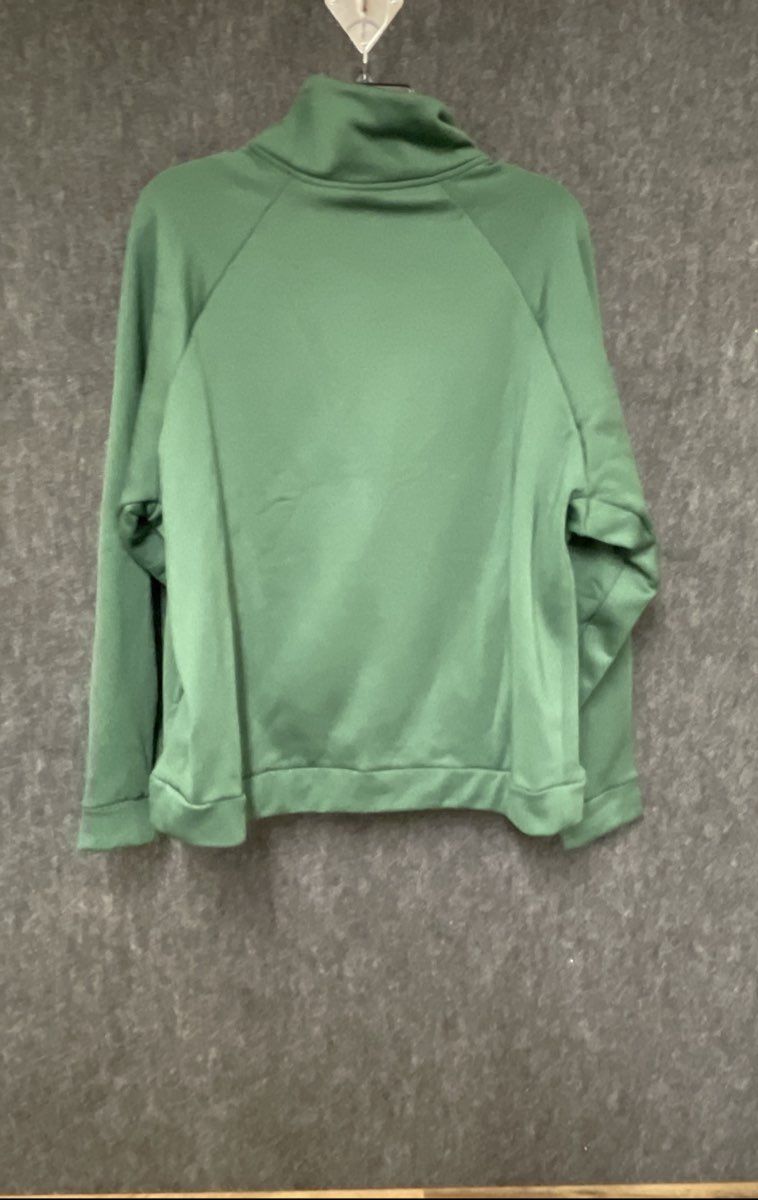 Nike Men's Therma-Fit 1/4 Zip Fleece Pullover Green Mock Neck Sz XL