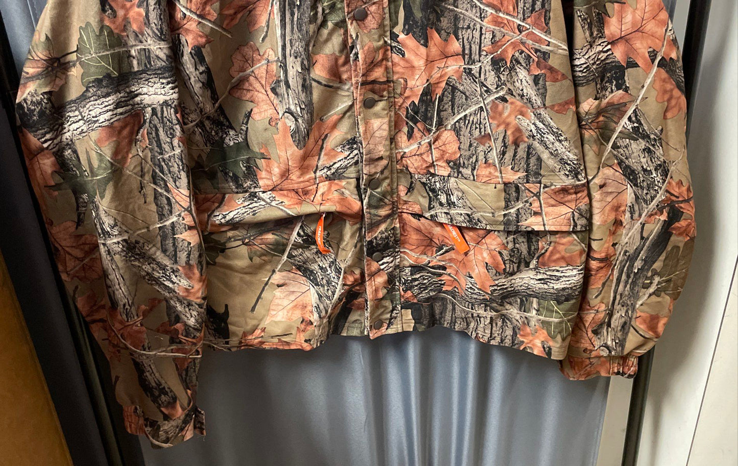Trail Crest Men's Highland Timber Camouflage Full Zip Snap Front Jacket Sz 2XL