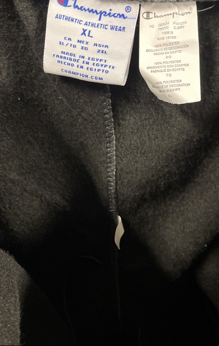 Champion Men's Gray Cargo Fleece Sweatpants Joggers NWT Size XL