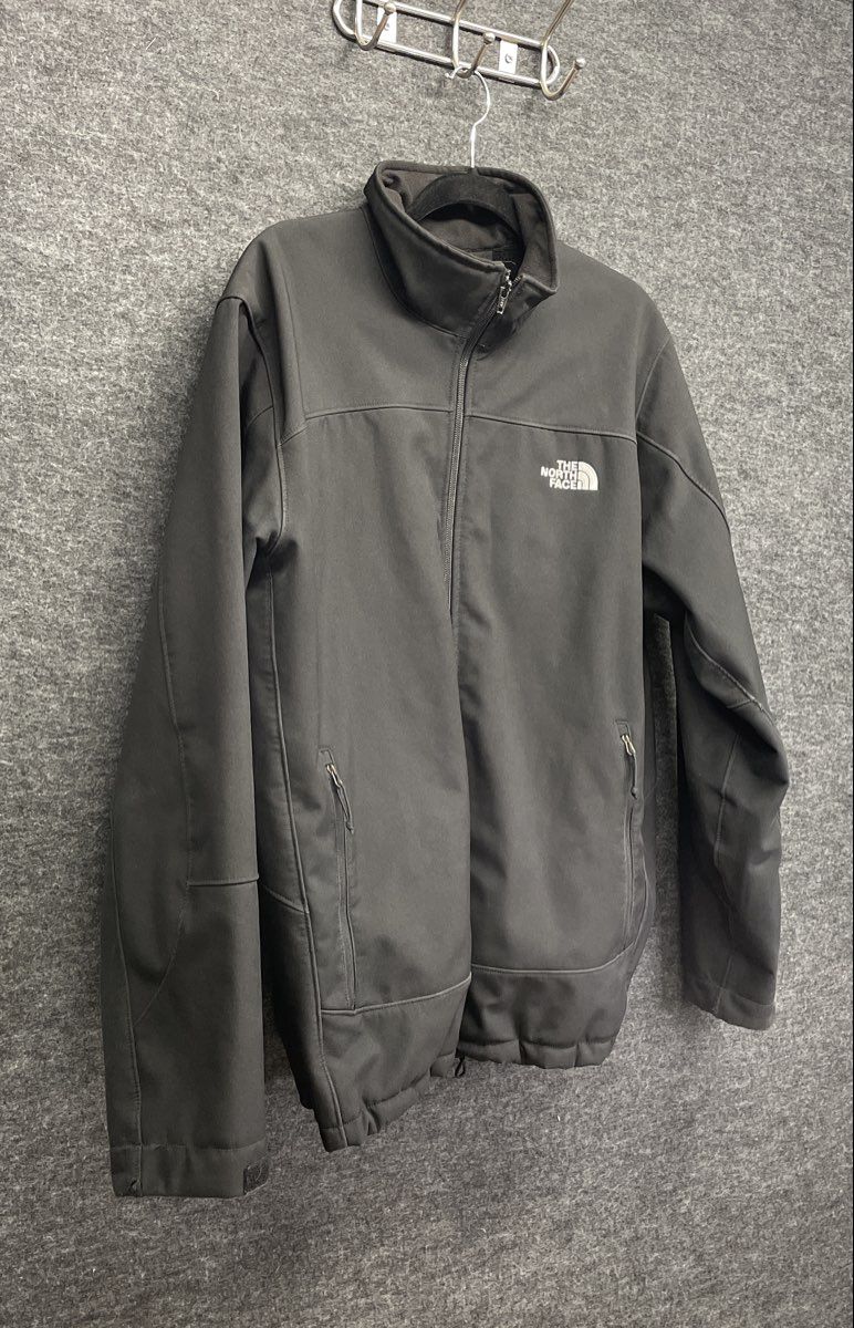 The North Face Men's Black Apex Bionic Softshell Full Zip Jacket Size XL