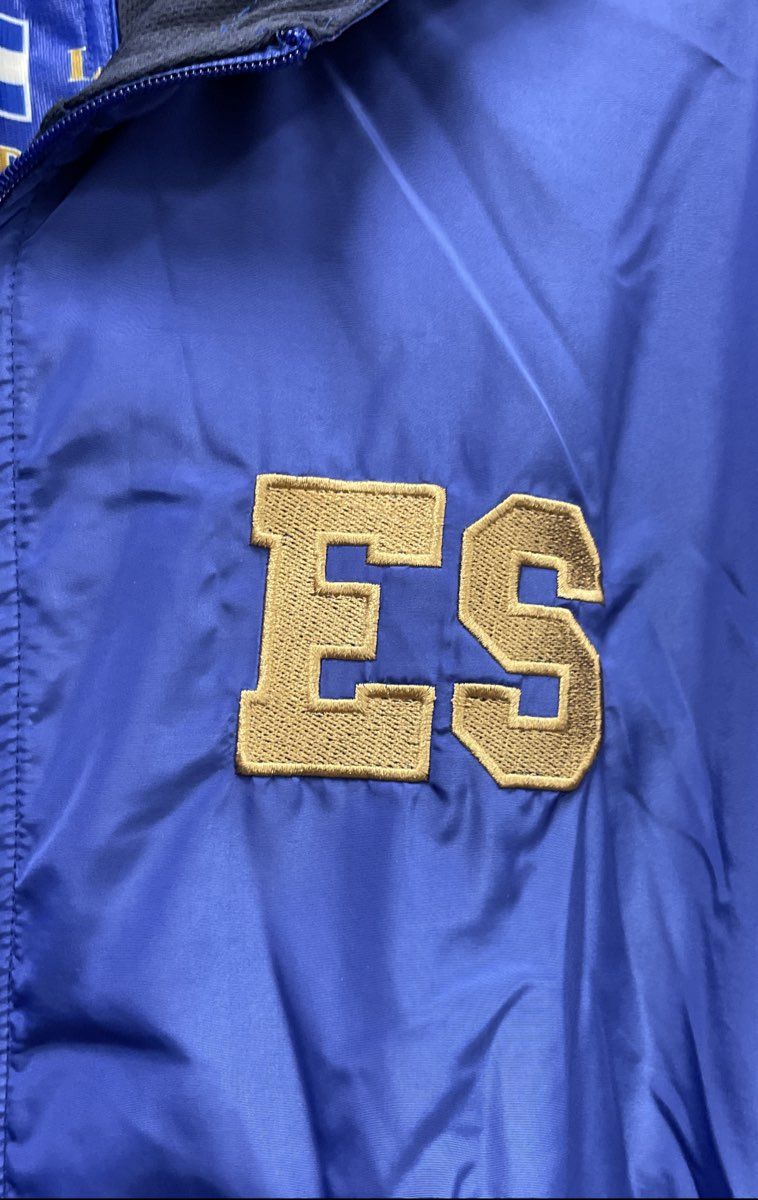 Umbro Men's El Salvador Hooded Windbreaker Jacket Blue Soccer Sz L