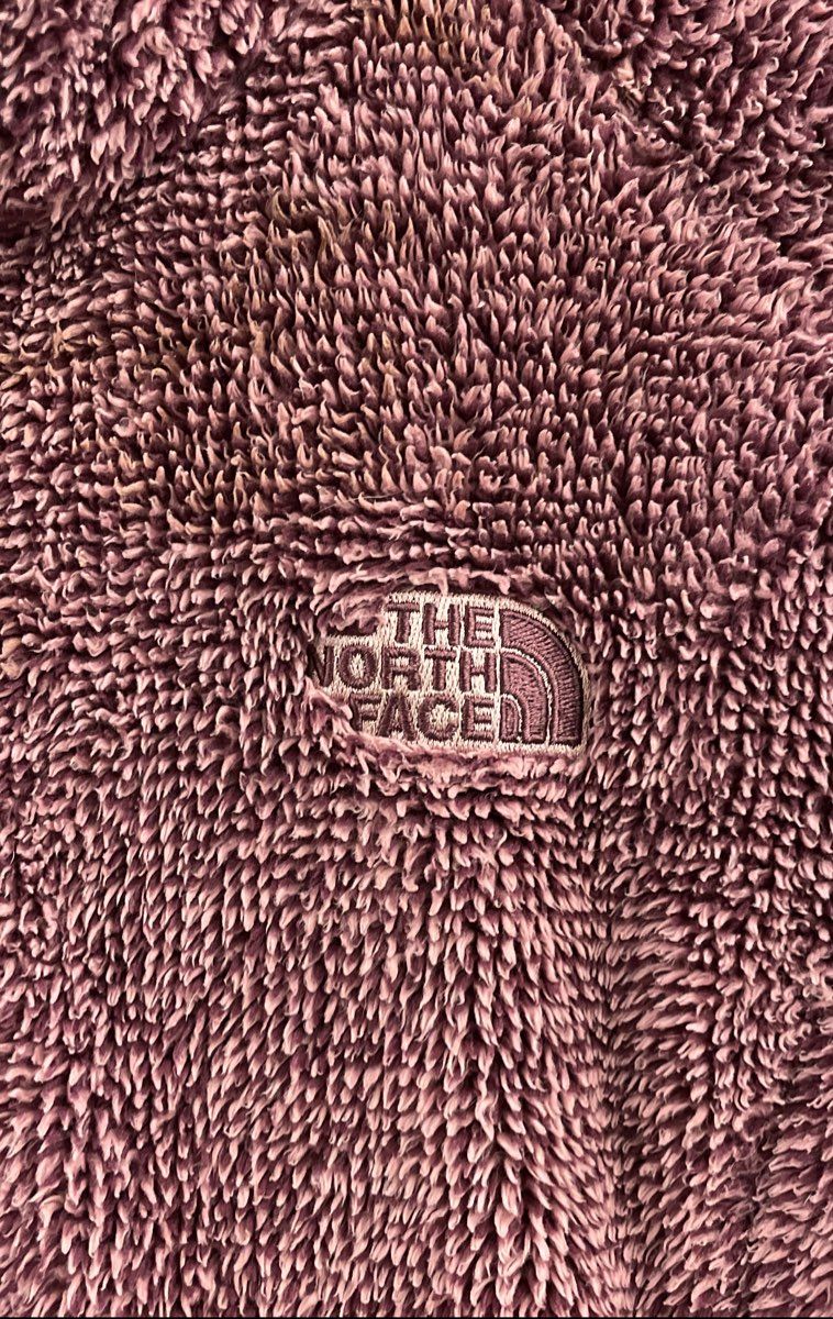 The North Face Women's Pink Osito Full Zip High Pile Fleece Jacket Sz S