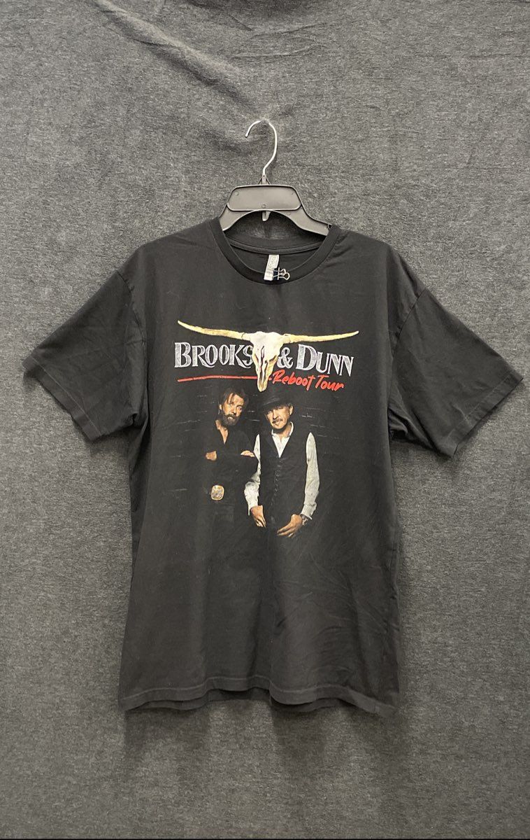 Brooks & Dunn Reboot 2024 Tour T-Shirt Sz L