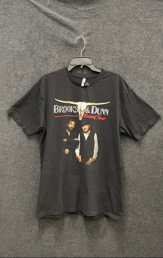 Brooks & Dunn Reboot 2024 Tour T-Shirt Sz L
