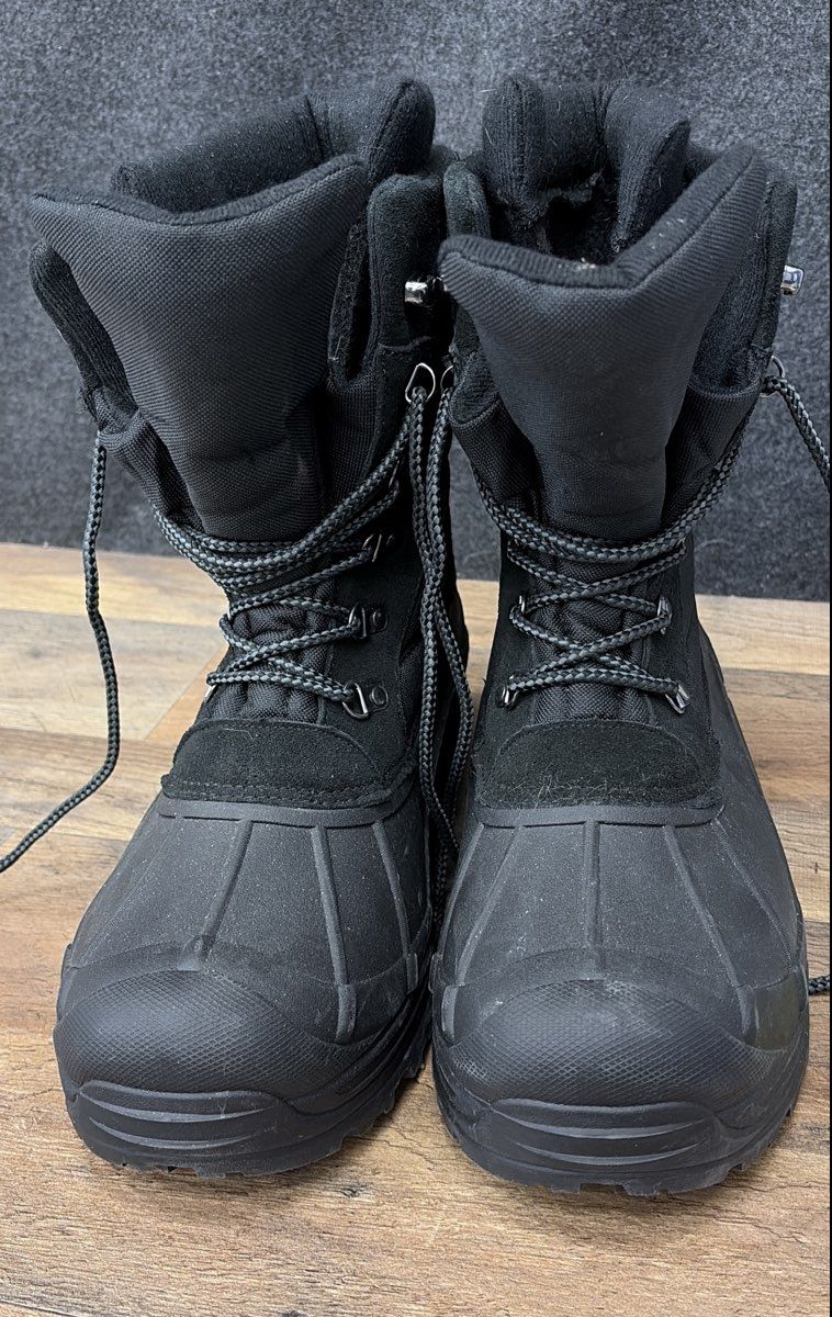 Weatherproof Badger Black Waterproof 3M Thinsulate Men's Winter Boots Size 13M