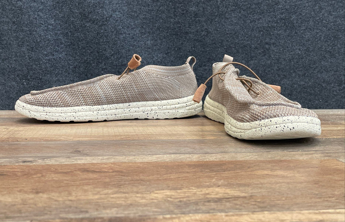 Lamo Piper Brown Knit Slip-On Loafer Sneakers Speckled Sole Size 11