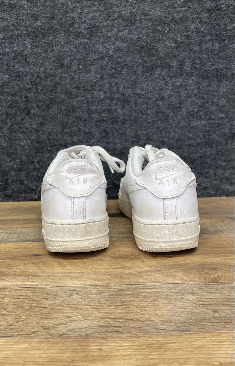 Nike Air Force 1 Low Triple White Youth GS Sneakers 314192-117 Size 7Y