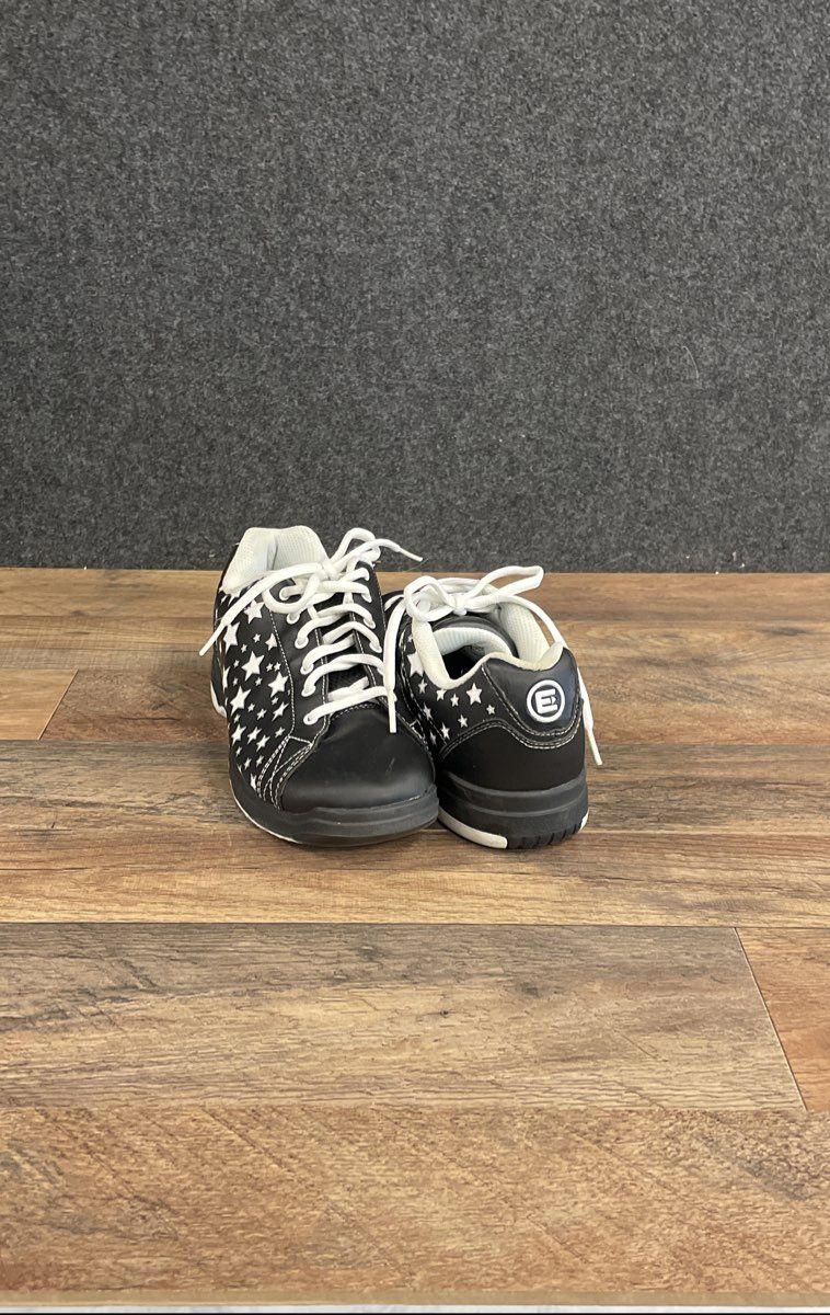 Etonic Women's Stars Pattern Bowling Shoes Black White Size 8.5