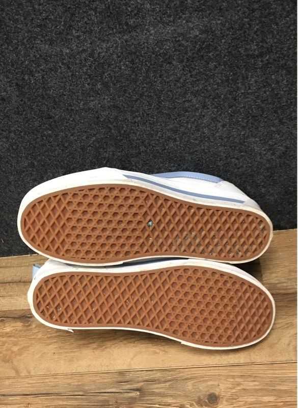 Vans Knu Stack White Light Blue Chunky Platform Sneakers Men's Size 10