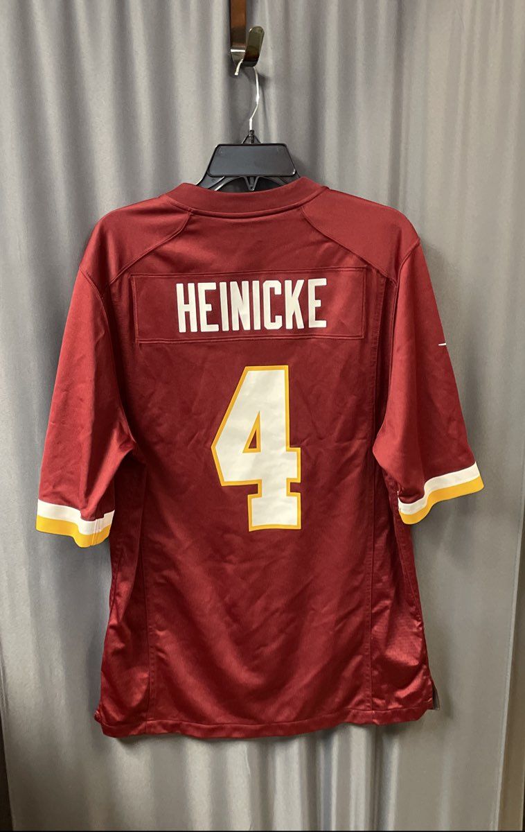 Nike Men's Washington Taylor Heinicke #4 Burgundy NFL Football Jersey Size M