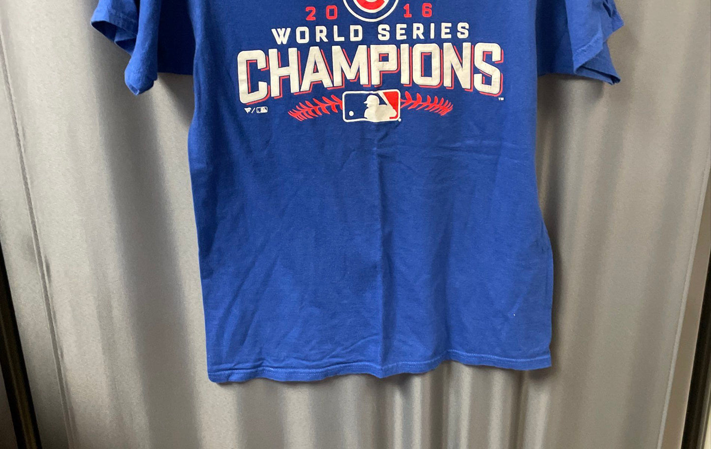 Fanatics Chicago Cubs 2016 World Series Champions Blue MLB T-Shirt Sz S