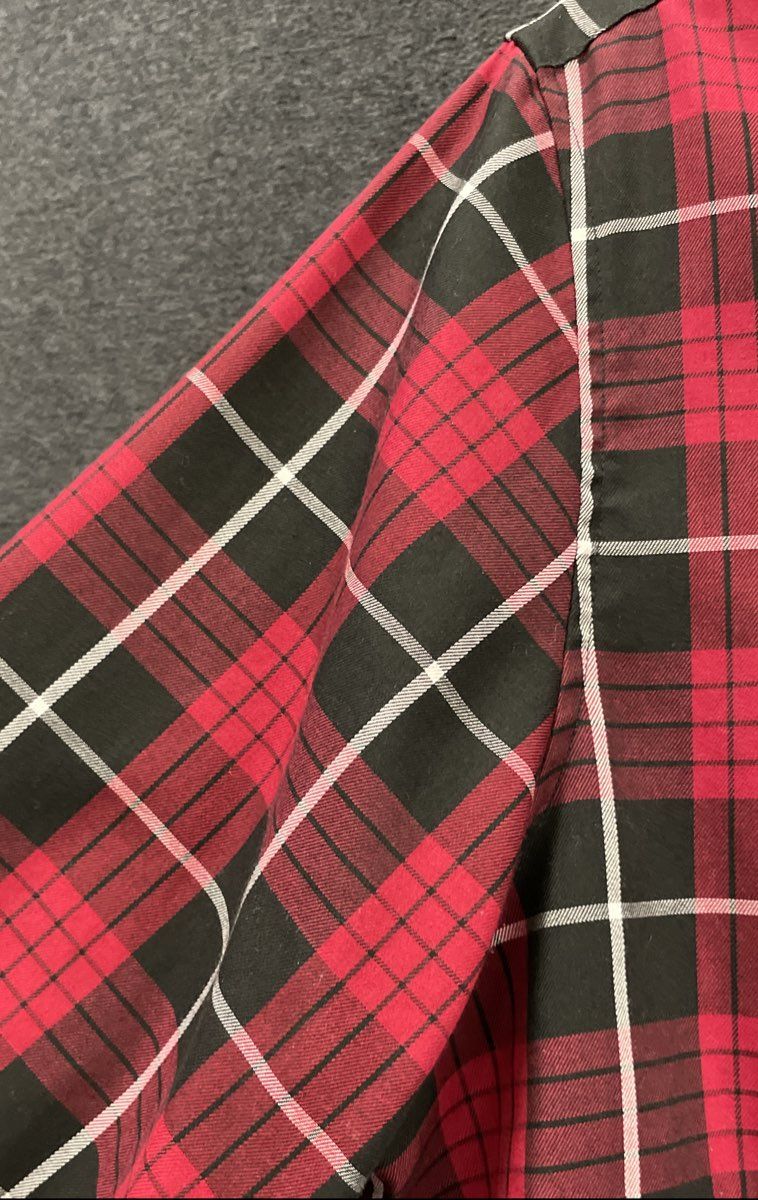 Orvis Women's Carefree Red Black Plaid Long Sleeve Button Down Sz 18