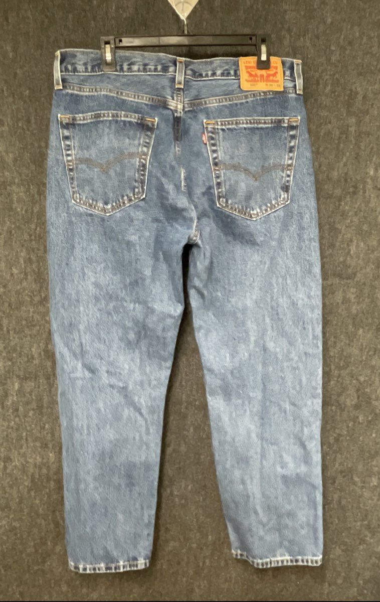 Levi's Men's 505 Regular Fit Medium Wash Blue Denim Jeans Sz 36x29