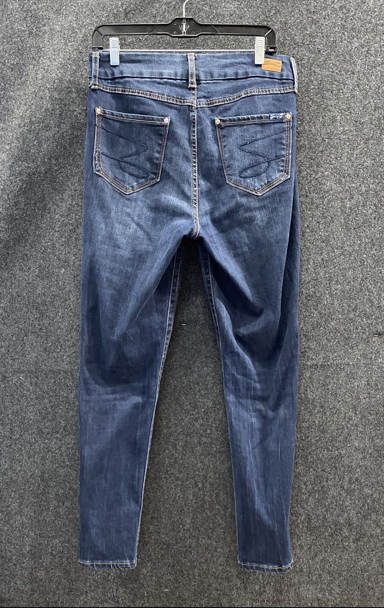 Seven7 Women's Blue Jeans Lot of 2 Tummyless High Rise Skinny Stretch Sz 10