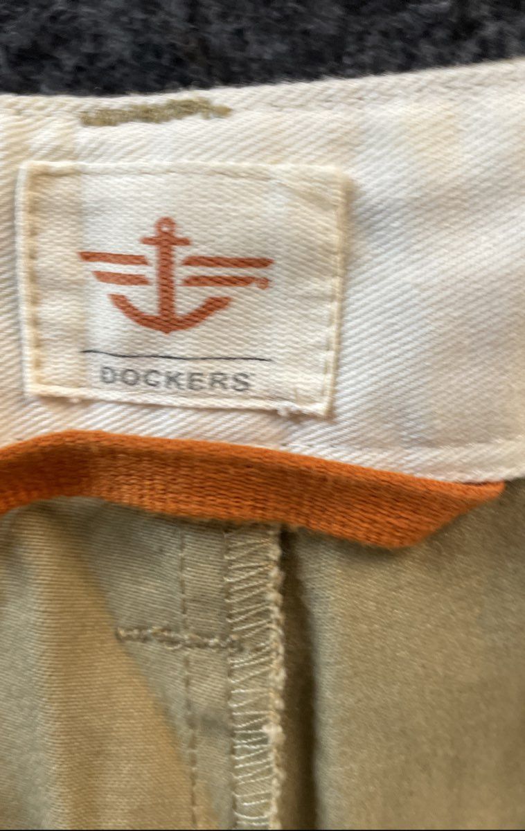 Dockers Men's Khaki Tan Cotton Twill Cargo Shorts Size 32 NWT