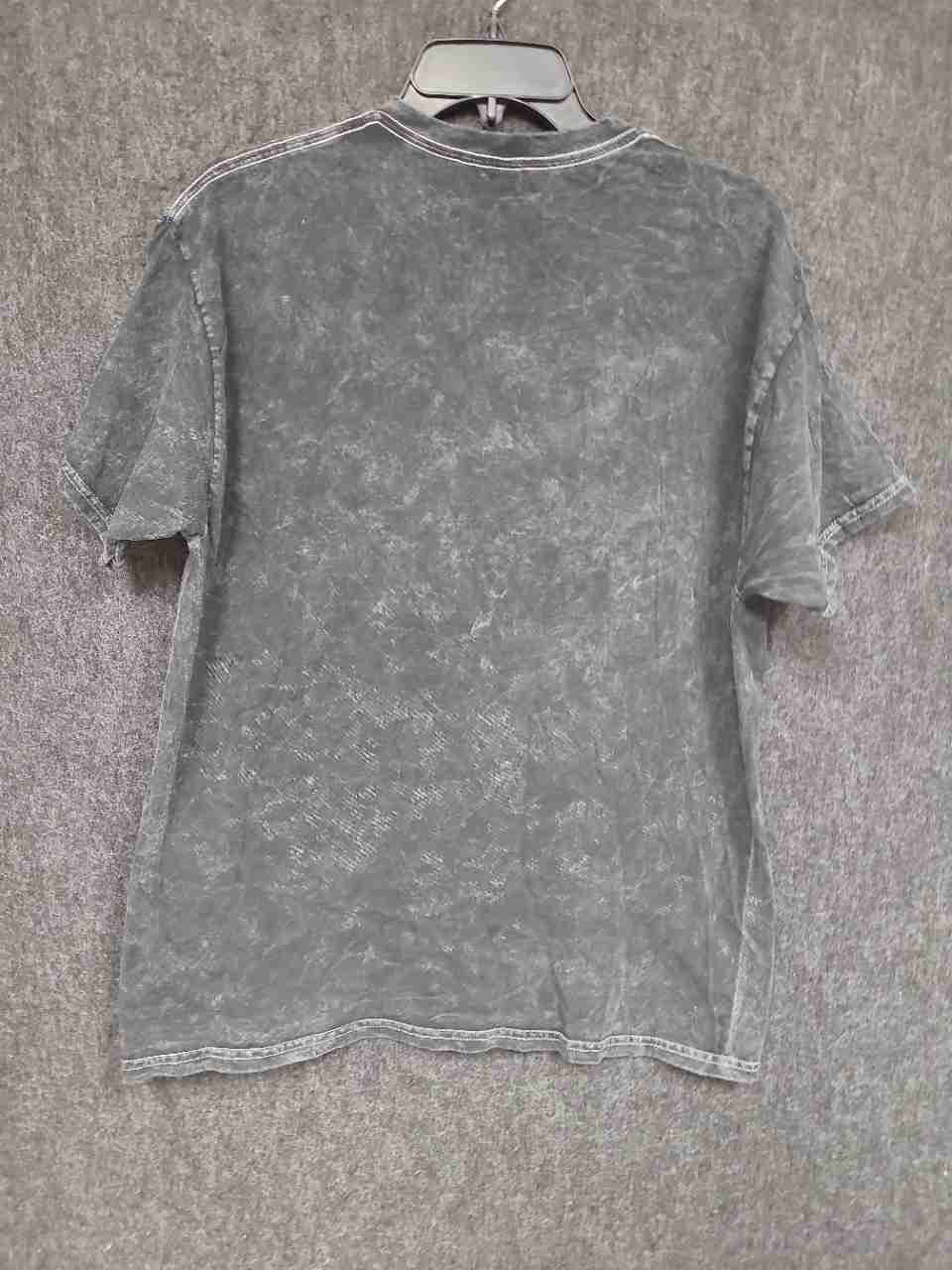 Sublime Men's T-Shirt Black Mineral Wash Neon Sun Graphic Size L