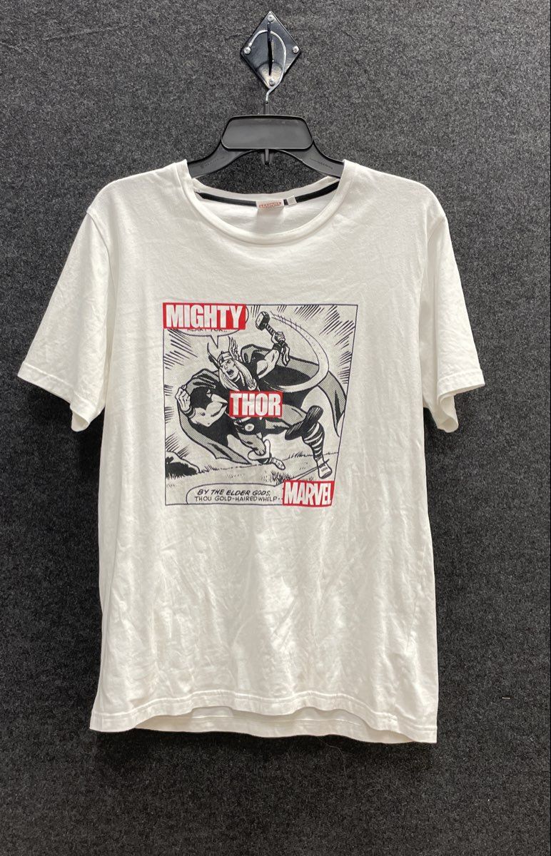 Marvel Comics Mighty Thor Graphic T-Shirt Reprint GU White Sz XL