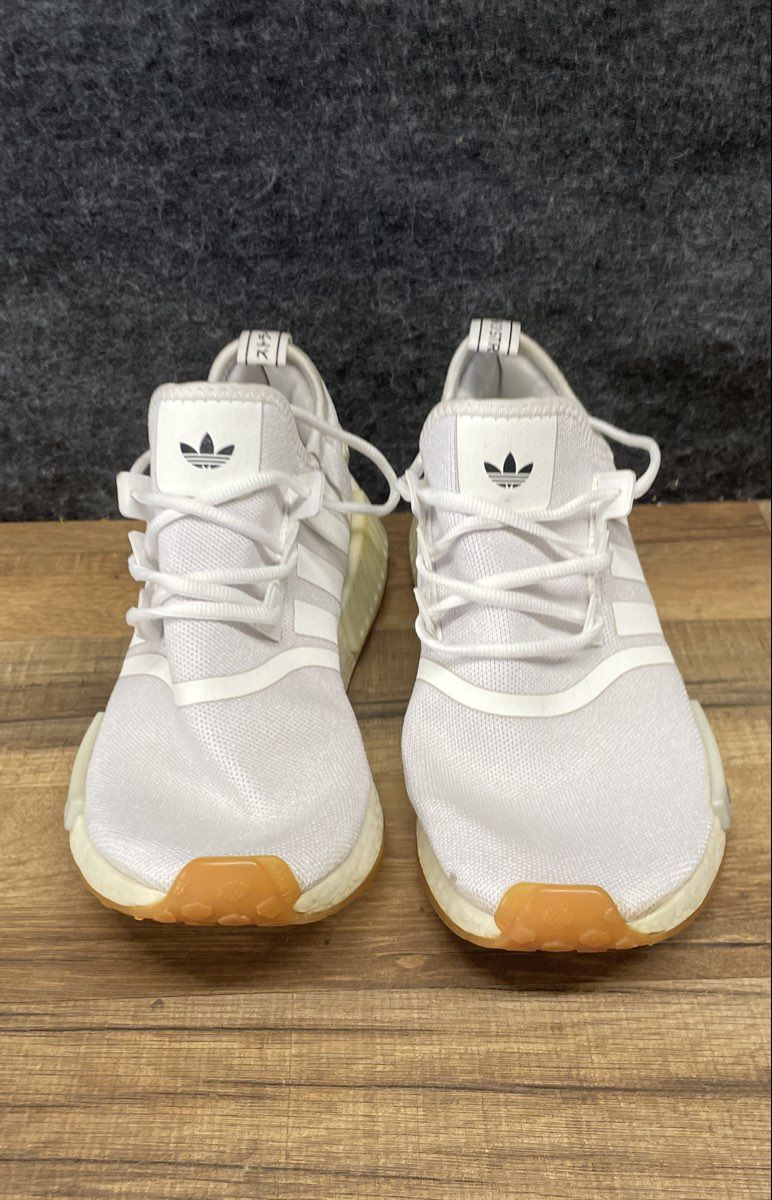 Adidas NMD R1 White Gum Men's Lifestyle Running Shoes Size 10