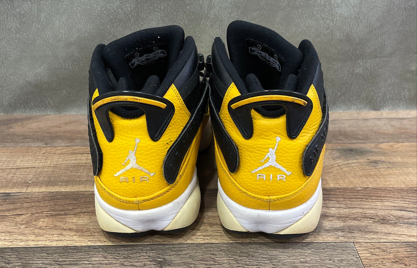 Nike Air Jordan 6 Rings University Gold Black Basketball Sneakers Size 11.5