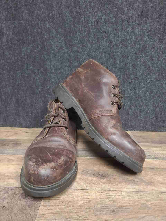 Vintage 90s Havana Joe Brown Leather Chukka Ankle Boots Size 12