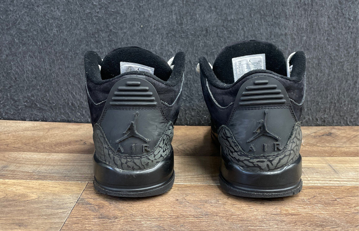 Nike Air Jordan 3 Retro Off-Noir Black Youth Sneakers Size 5Y DM0967-001